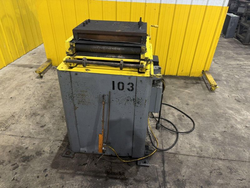20" X .160" DURANT MODEL #HD-20 MOTORIZED COIL LEVELER STRAIGHTENER: STOCK #23244