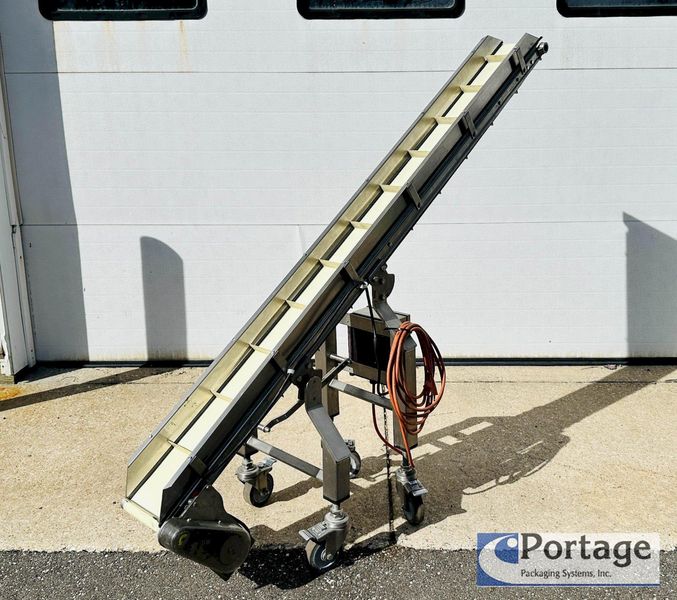 Dorner 7200 Series Sanitary  S.S. Conveyor  |  6” x 72" Up Conveyor with VFD Control