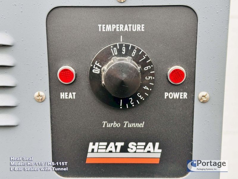 HEAT SEAL Model: HS-115 & HS-115T  ||  Combination L-Bar Sealer & Heat Tunnel