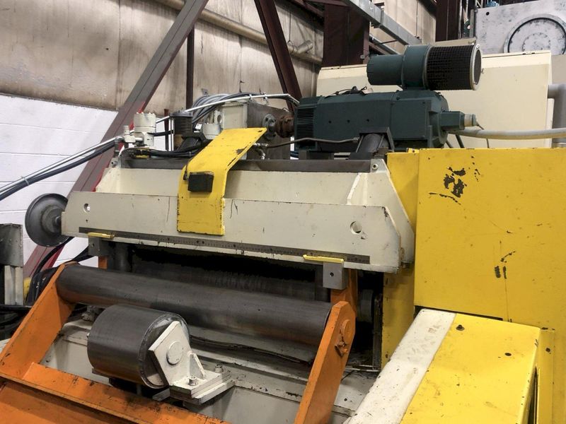 SESCO Coil Cradle - Straightener - Feeder Complete Coil Feed Line 20,000 Lbs. x 42" Wide