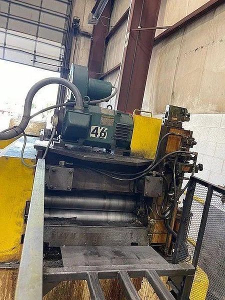 20,000 lbs. x 30" US Machine Heavy Duty Coil Cradle - Straightener and Servo Feed Coil Feed Line
