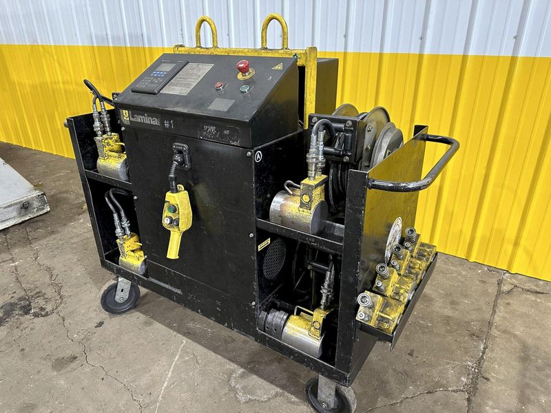 80,000 LBS ANCHOR-LAMINA 4-CYLINDER PORTABLE HYDRAULIC DIE SETTING & SEPARATING SYSTEM: STOCK #1