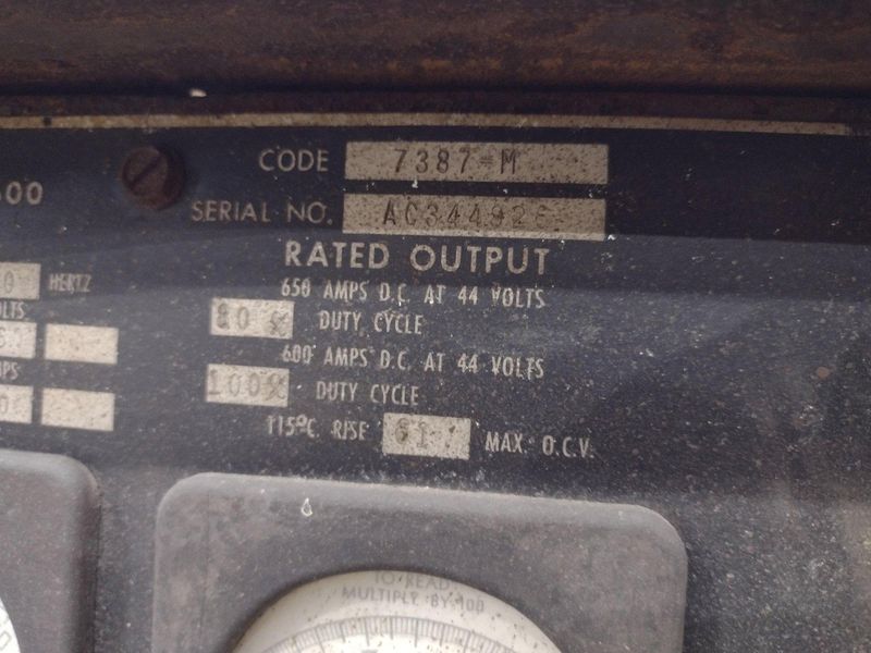 LINCOLN MODEL IDEALARC #R3S-600 WELDER POWER SUPPLY: STOCK# 23618
