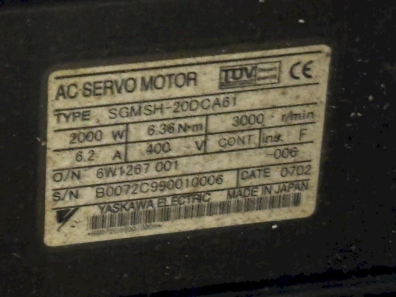 PRESS MOUNT SERVO FEED ROLLS & MOTOR: STOCK #23452