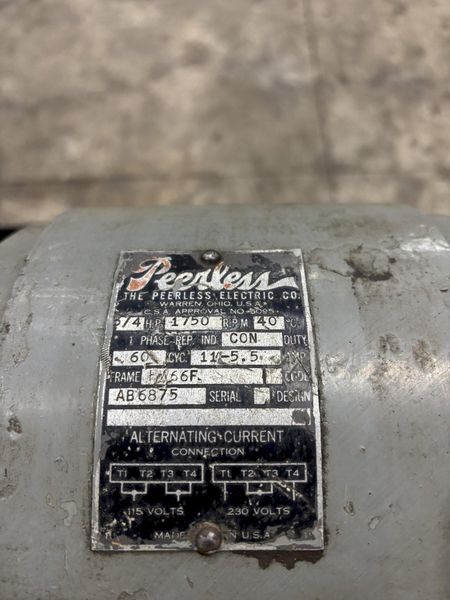3/4 HP ROTARY BUFFER GRINDER 110V: STOCK #23241