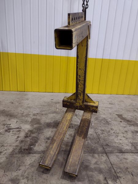 2,000 LB x 42" x 48" NATIONAL IND PALLET LIFTER CRANE ATTACHEMENT: STOCK #22369