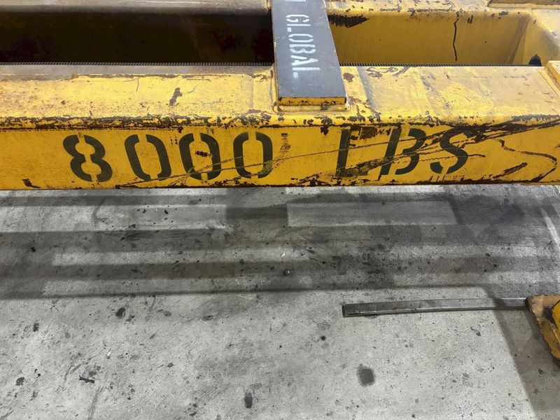 8,000 LBS X 10' X 8' LETELLIER 4-ARM SPREADER BAR LIFT BEAM WITH CENTERING ADJUSTMENT: STOCK #21