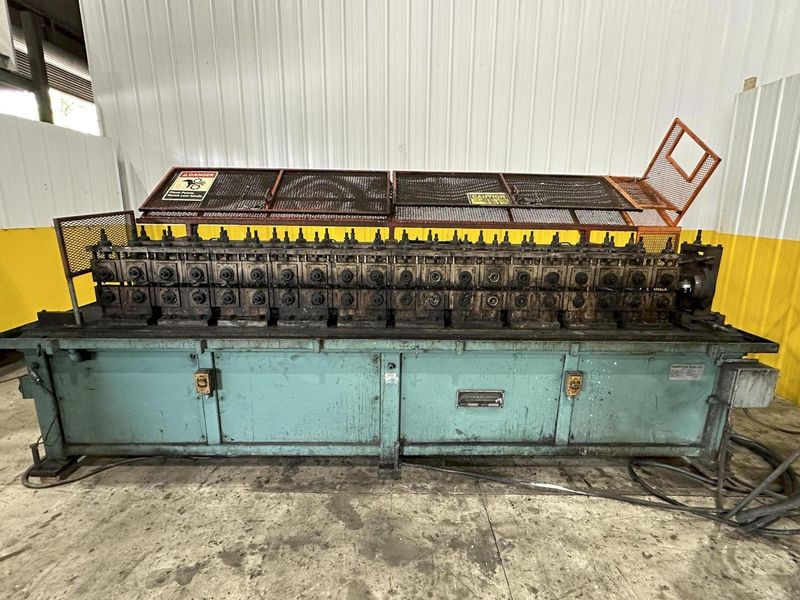 20 STAND X 1.5' X 10" RS CONTOUR ROLLFORMER WITH AMS CONTROLS: STOCK #21331