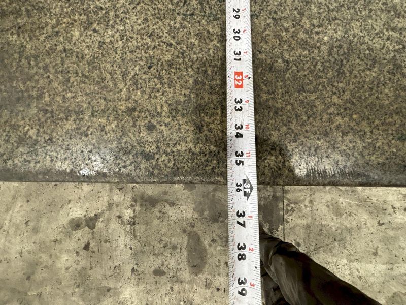 36" X 72" MITUTOYO GRAPLATE GRADE A GRANITE TABLE: STOCK #21261