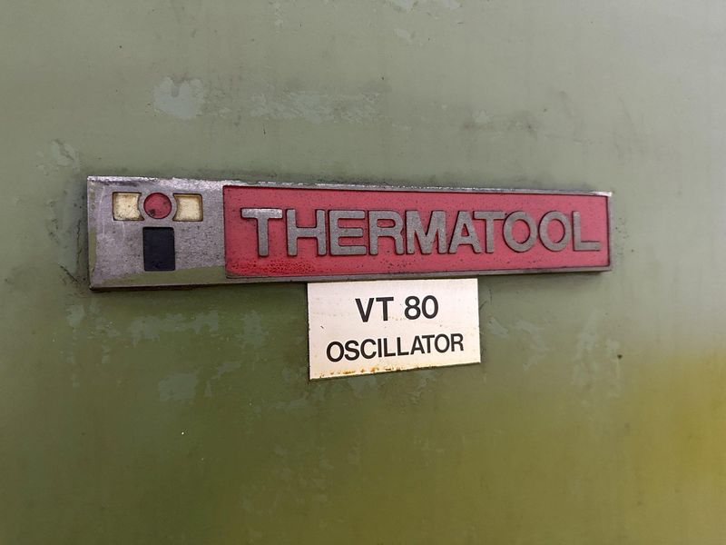 80 KW THERMATOOL MODEL #VT80 HIGH FREQUENCY WELDER: STOCK #21211