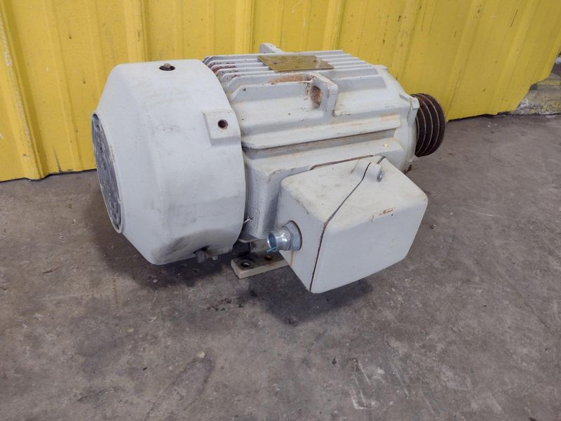 10 HP GE MOTOR, FRAME #256T: STOCK 18648