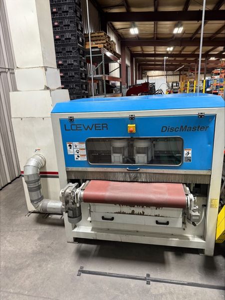 Loewer DM4TD1000 Disc Master Deburring and Edge Rounding Metal Polishing Machine