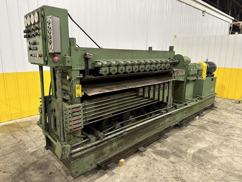 72"/84" X .060"  VOSS ENGINEERING MODEL 84/1.156-1913 PRECISION LEVELER: STOCK 12257