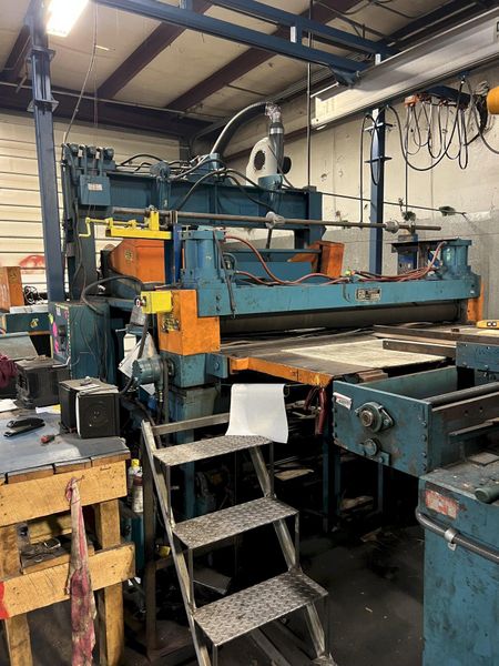 72" X .135" RBI (RED BUD INDUSTRIES) MODEL #SM6-72 AUTOMATIC CUT-TO-LENGTH (CTL) BLANKING LINE: