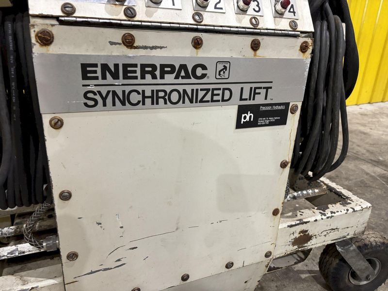 4 RAM ENERPAC SYNCHRONIZED HYDRAULIC DIE SEPARATOR LIFTING SYSTEM: STOCK #23599