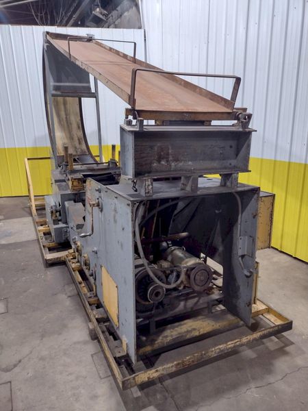 10,000 LB X 24" WIDE X .187" AIR FEEDS COIL CRADLE STRAIGHTENER / UNCOILER: STOCK 17042