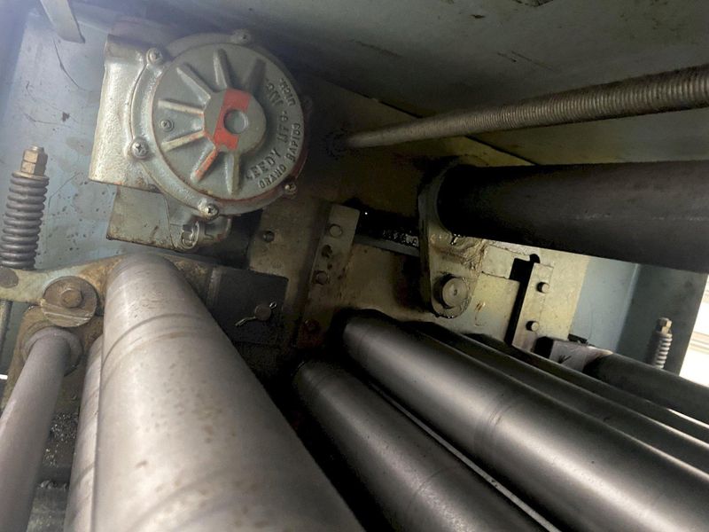 24" AMERICAN STEEL 7 ROLL CORRECTIVE LEVELER STRAIGHTENER: STOCK 16274