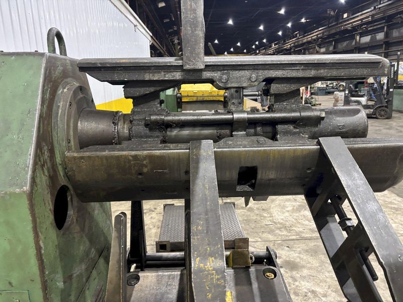 20,000 LBS X 36" LITTELL MOTORIZED COIL REEL UNCOILER & COIL CAR: STOCK #22519