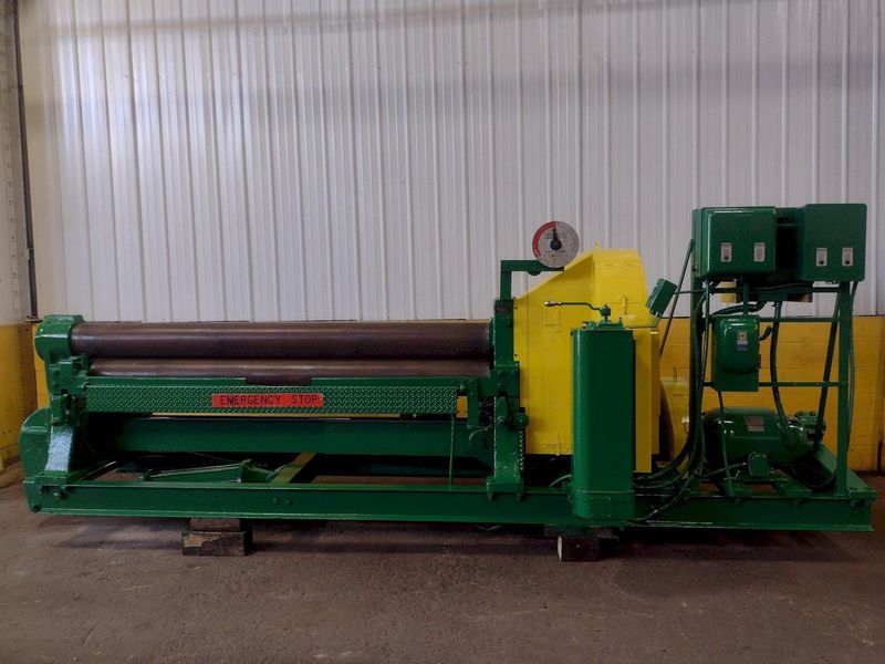 8' X 5/16" BERTSCH MODEL #8 INITIAL PINCH PLATE ROLL: STOCK #16583