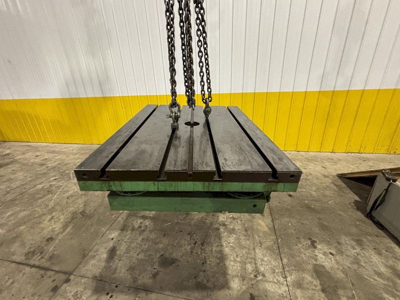 36" X 48" GIDDINGS & LEWIS AIR LIFT ROTARY TABLE: STOCK #23588