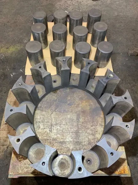 4.5" Fenn model 6F 4 Die Rotary Swaging Machine