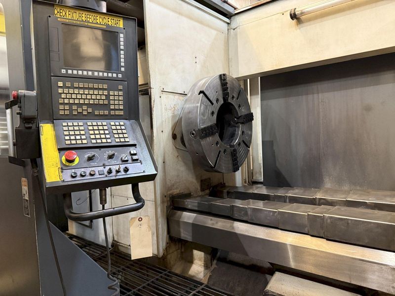 Used, 48" x 78" Geminis Model GT5 G2 - Flat Bed CNC Lathe with Y Axis