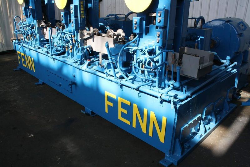 FENN 3 STAND X 082-062-062 WIRE SHAPING & FLATTENING MILL: STOCK #65773