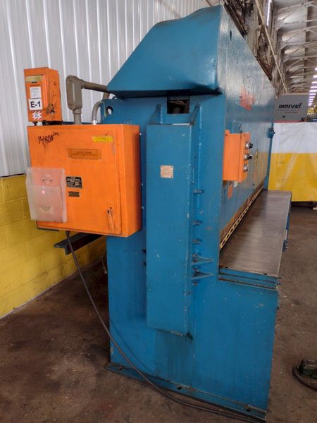 10' x 1/4" HTC MODEL 250-10A HYDRAULIC SHEAR: STOCK #19778