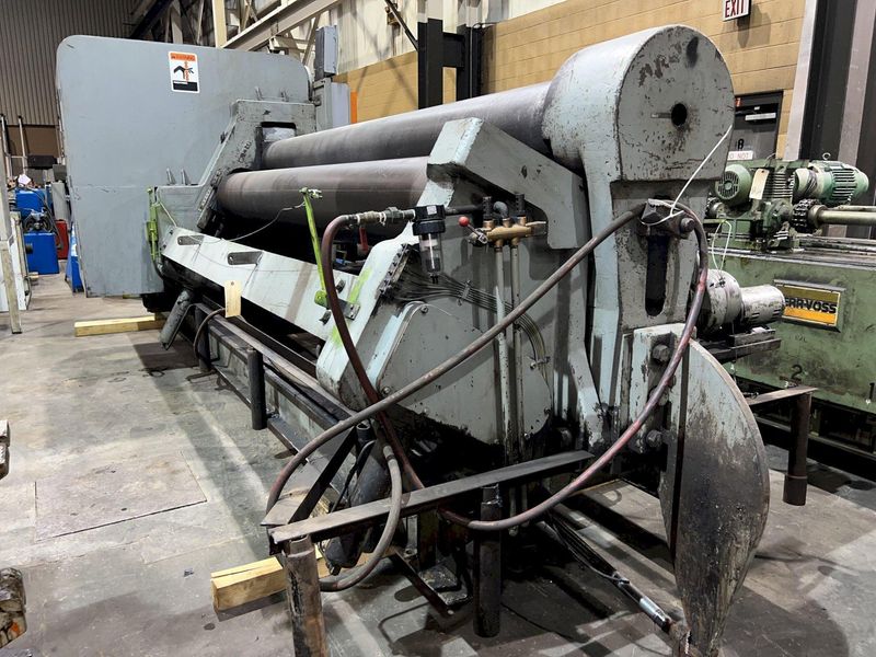 10' X 5/8" BERTSCH MODEL #11 INITIAL PINCH PLATE ROLL: STOCK #10399