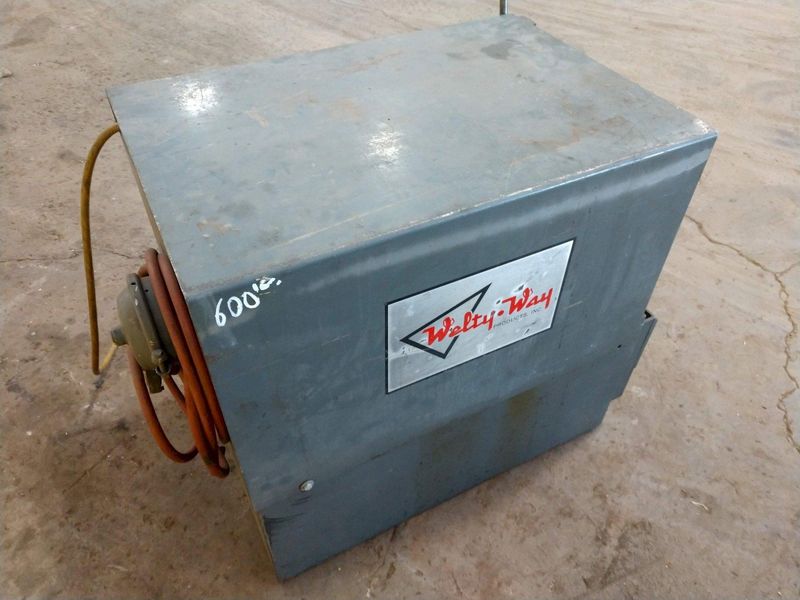 12" WELTY WAY HVAC PIPE COLLAR MAKING MACHINE: STOCK #11360