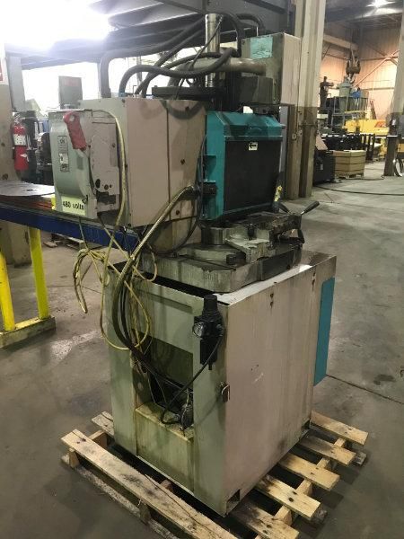 USED KMT C 360 SA SEMI-AUTOMATIC VERTICAL COLUMN COLD SAW WITH 6' TIGER STOP, Year 2006, Stk# 10