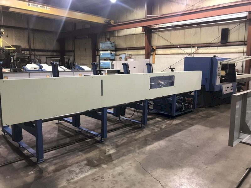 USED SIMEC MODEL CICLOMEC 122 CNC AUTOMATIC COLD SAW WITH 20' LOADING RACK, Stk# 10724, Year 200