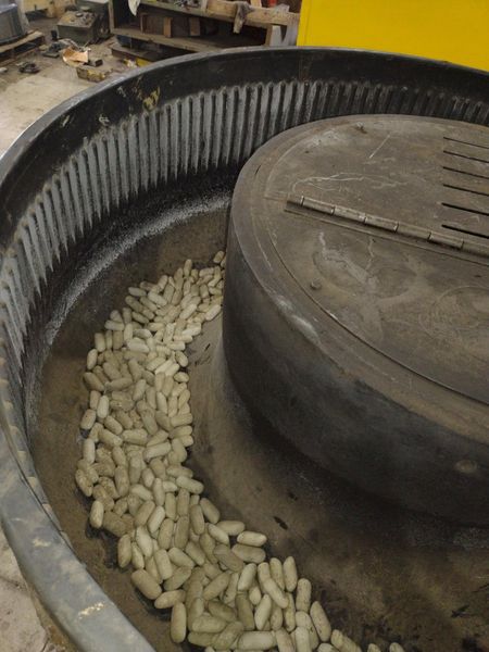 12 FT3 ROTOFINISH MODEL #ST-12MSLT VIBRATORY BOWL FINISHER STOCK: #20855