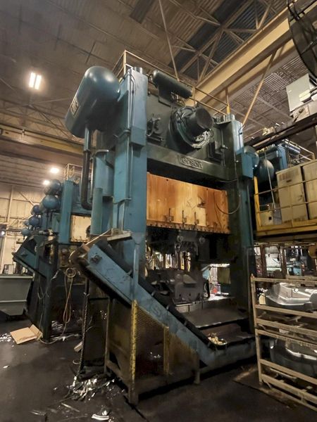 1000 ton Verson S4-1000-120-72t Used Straight Side Mechanical Metal Stamping Press For Sale, (3)