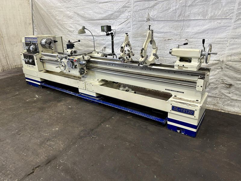 18"X 120" BIRMINGHAM  MODEL # DL18120 GAP BED ENGINE LATHE: STOCK #77942
