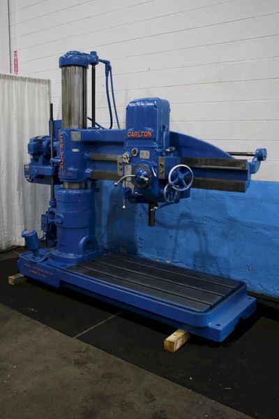 5' X 11" CARLTON RADIAL ARM DRILL: STOCK #76152