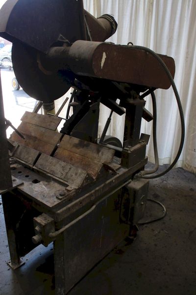26" WALLACE SPEEDY CUT ABRASIVE CUT OFF SAW: STOCK #75923