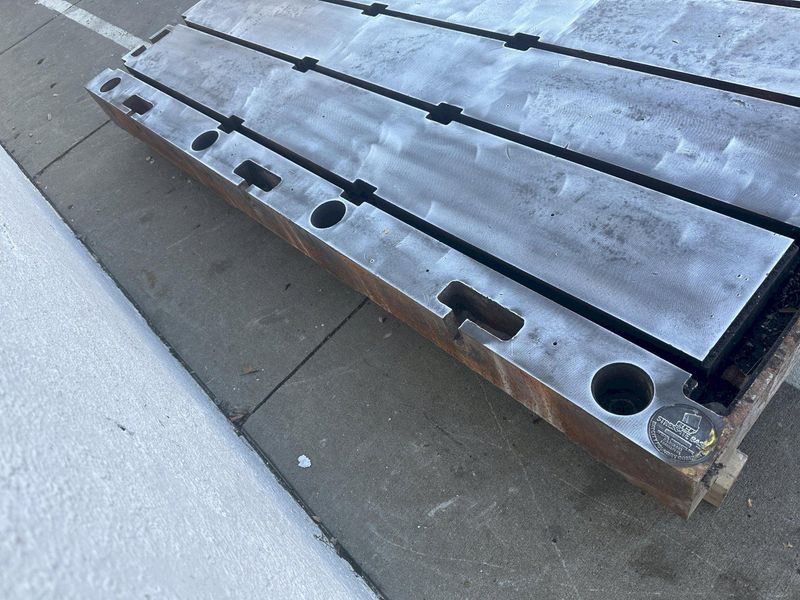 8' X 20' X 7" BAY CITY T SLOTTED FLOOR PLATES: STOCK #75017