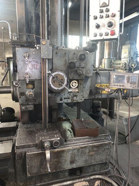 4" GIDDINGS & LEWIS MODEL #70A-DP4-T HORIZONTAL TABLE TYPE BORING MILL HBM: STOCK 13393