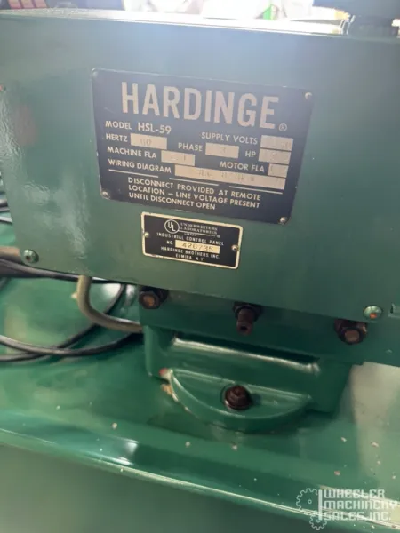 HARDINGE HSL-59 Speed Lathe w/ McLean Control #8127 #1