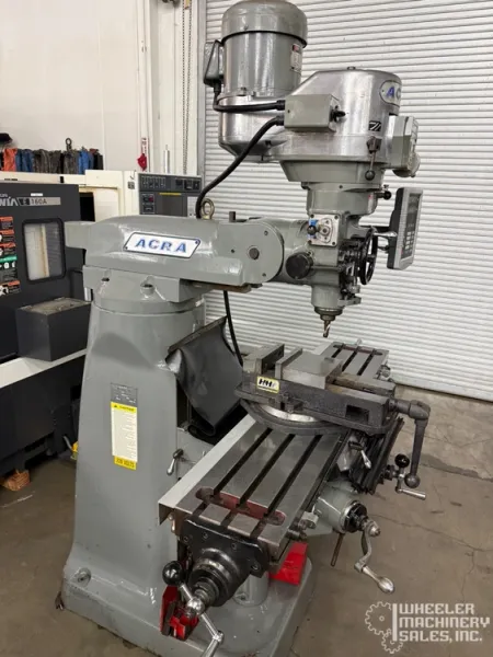 2005 ACRA 2J Variable Speed Vertical Mill #8122 #1