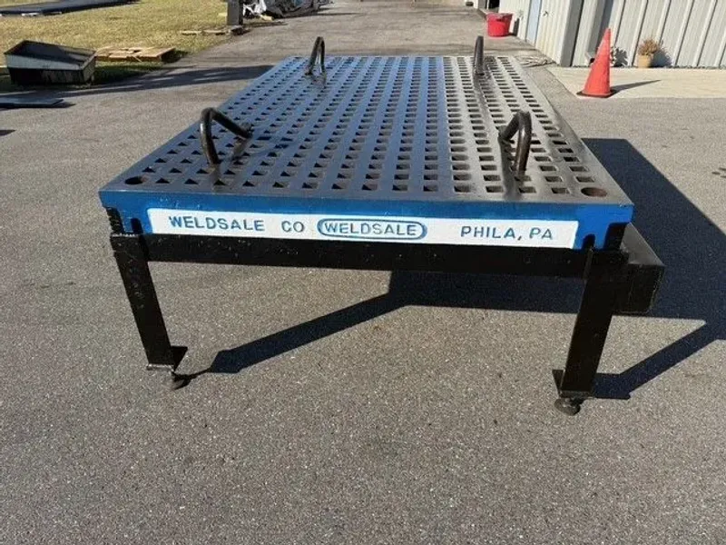 WELDSALE 5’ x 8’ Welding Table Platen Acorn Type USA #8146