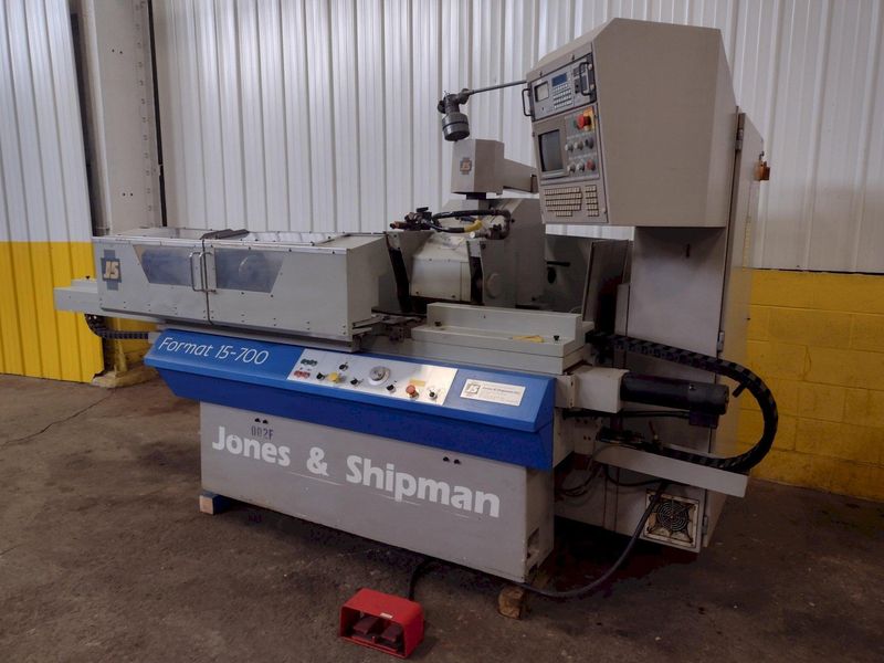 9.4" X 27" JONES & SHIPMAN MODEL #FORMAT 15-700 CNC CYLINDRICAL GRINDER: STOCK #16131
