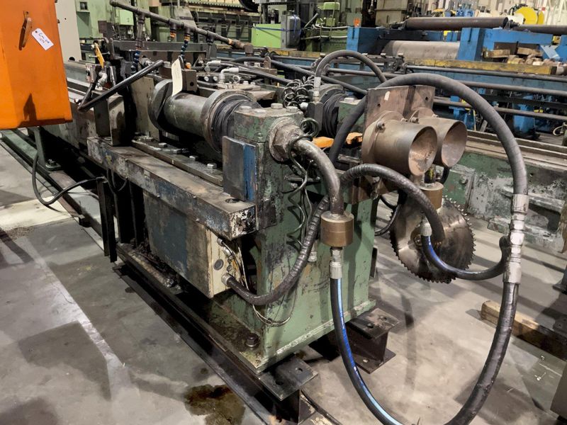 50,000 LBS x 38' VAUGHN DOUBLE PULL/ SINGLE CHAIN DRAW BENCH: STOCK #13578