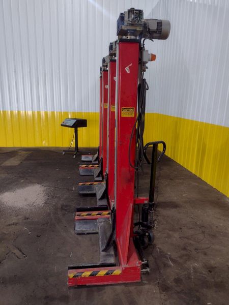 (4) 17,000 LBS EACH/68,000  LBS TOTAL EUROGAMMA  PORTABLE COLUMN LIFTS JACKS : STOCK #19497
