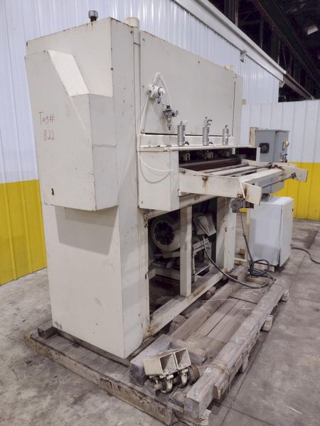 48” WIDE x 30 HP MECHANICAL IN-LINE COIL PRESS & SHEAR WITH PLC VARIABLE SPEED DRIVE: STOCK #229