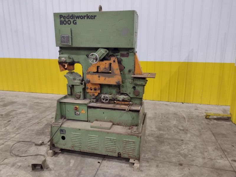 110 TON PEDDINGHAUS "PEDDIWORKER" 1100G HYDRAULIC IRONWORKER: STOCK #22724