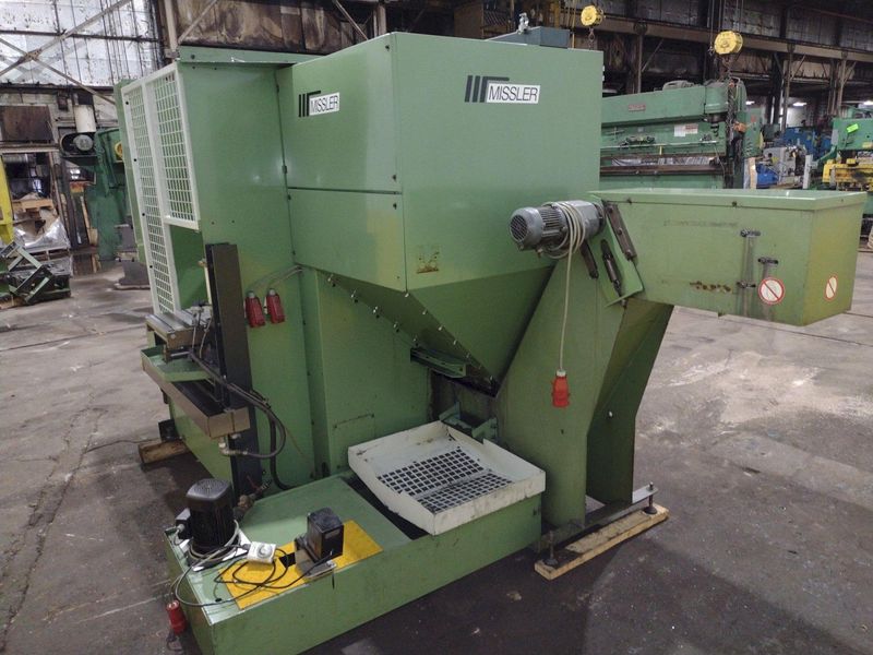 13.4" X 13.4" MISSLER MODEL #DEB-340-CE AUTOMATIC HORIZONTAL BANDSAW, NEW 2000: STOCK #19627