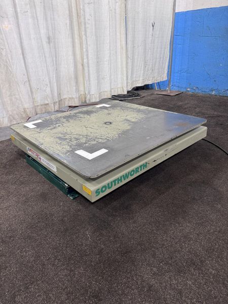 3500 LB SOUTHWORTH MODEL #LS4-36 HYDRAULIC LIFT TABLE : STOCK #78034