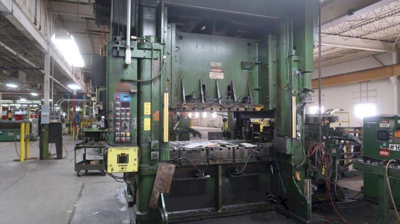 400 ton Niagara BP2-400-72-54 Used Straight Side Mechanical Metal Stamping Press For Sale, Year